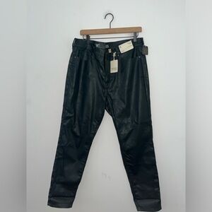 ANA New with Tags NWT Faux Leather Denim High Rise SkinnyJeans Size 16